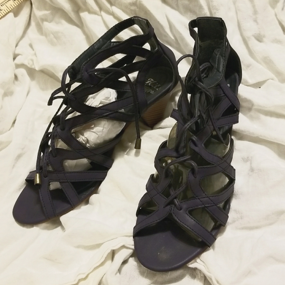 Purple Hits Marypaz Sandals